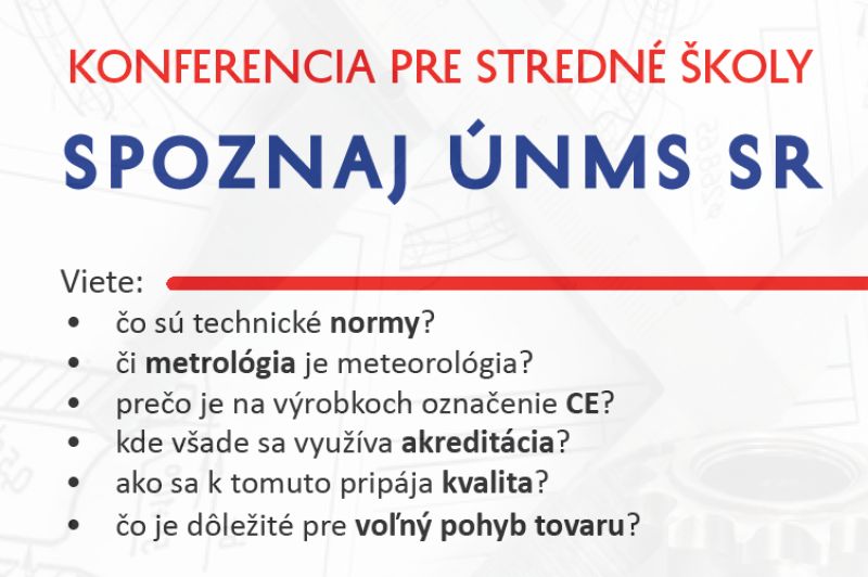 POZVÁNKA NA KONFERENCIU PRE ŠTUDENTOV 
