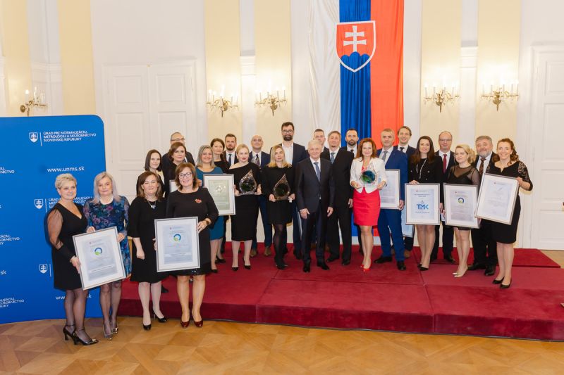 OCENENIE NAJLEPŠÍCH V OBLASTI KVALITY A SPOLOČENSKEJ ZODPOVEDNOSTI