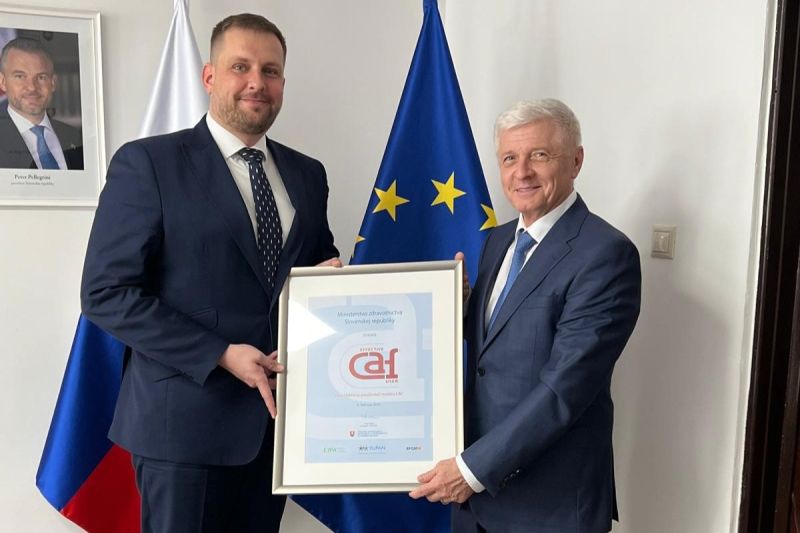 MINISTERSTVO ZDRAVOTNÍCTVA SLOVENSKEJ REPUBLIKY OBHÁJILO TITUL EFEKTÍVNY POUŽÍVATEĽ MODELU CAF