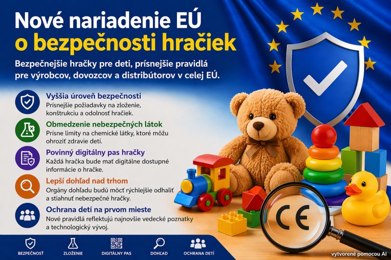 Nové nariadenie EÚ o bezpečnosti hračiek 