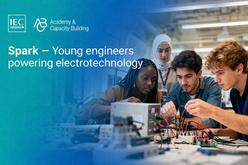 Mladí inžinieri formujú budúcnosť elektrotechniky: IEC Academy spúšťa novú sériu Spark