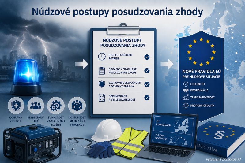 Núdzové postupy posudzovania zhody a nové pravidlá EÚ pre krízové situácie na vnútornom trhu
