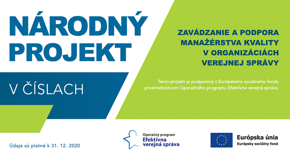 Národný projekt v číslach Výsledky dvoch rokov realizácie národného projektu