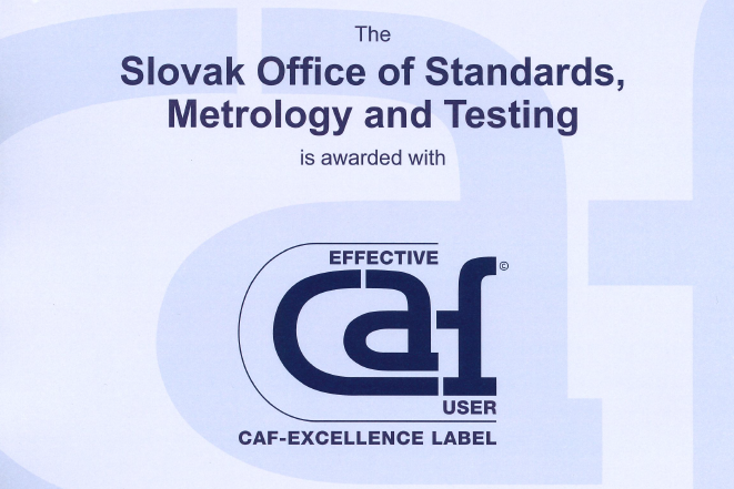 Udelenie titulu &bdquo;Efekt&iacute;vny použ&iacute;vateľ modelu CAF"