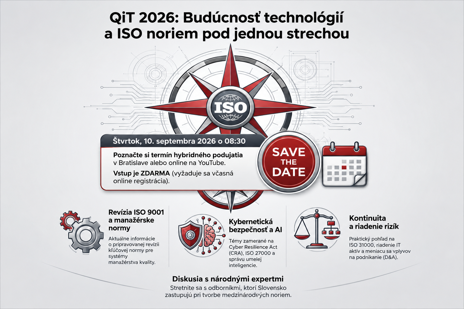 Pozývame na odbornú konferenciu QiT 2026 – Kvalita v informačných technológiách